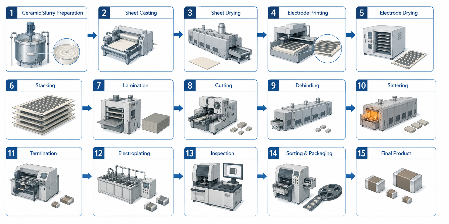 MLCC-production