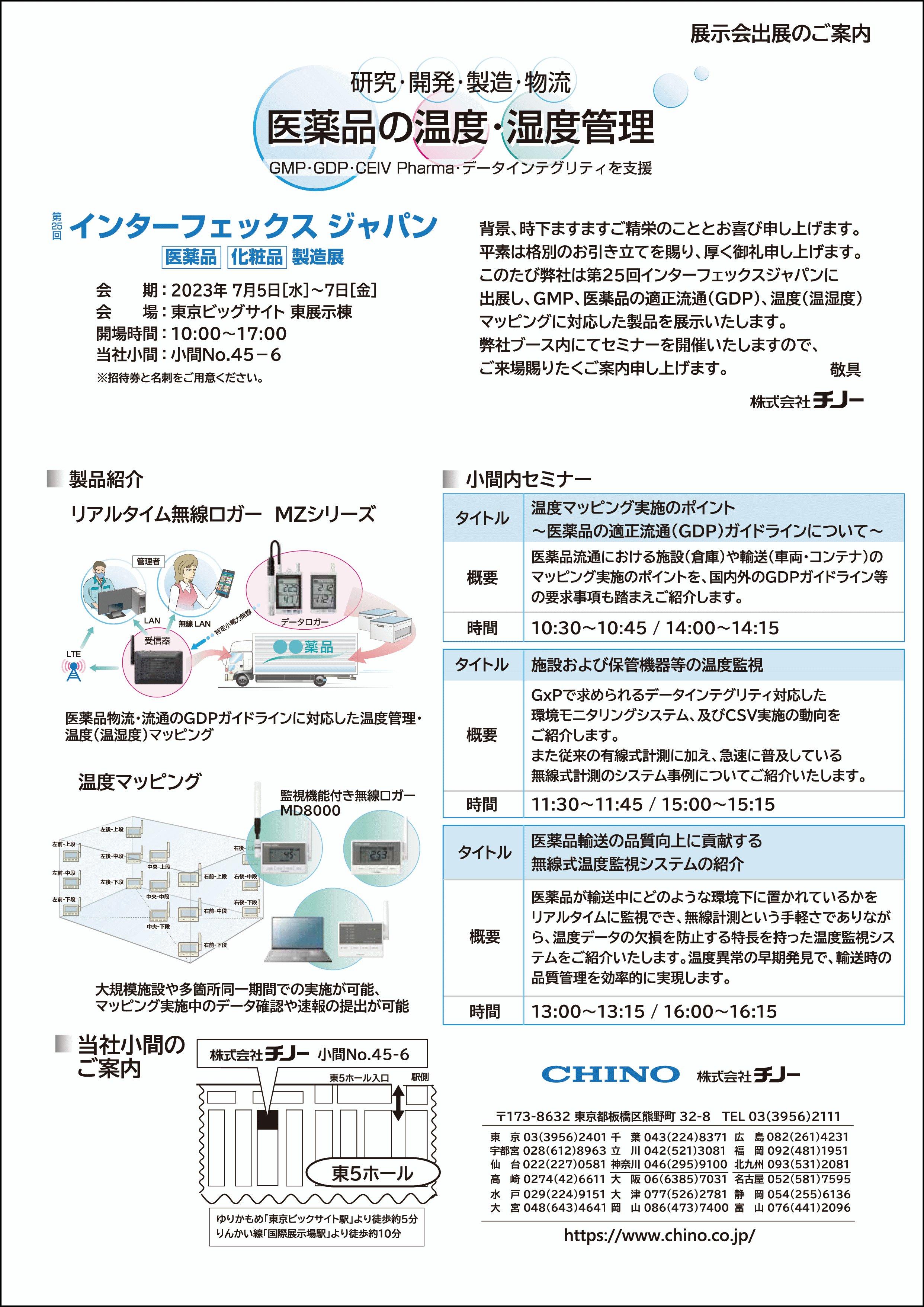 チノーの展示内容紹介画像